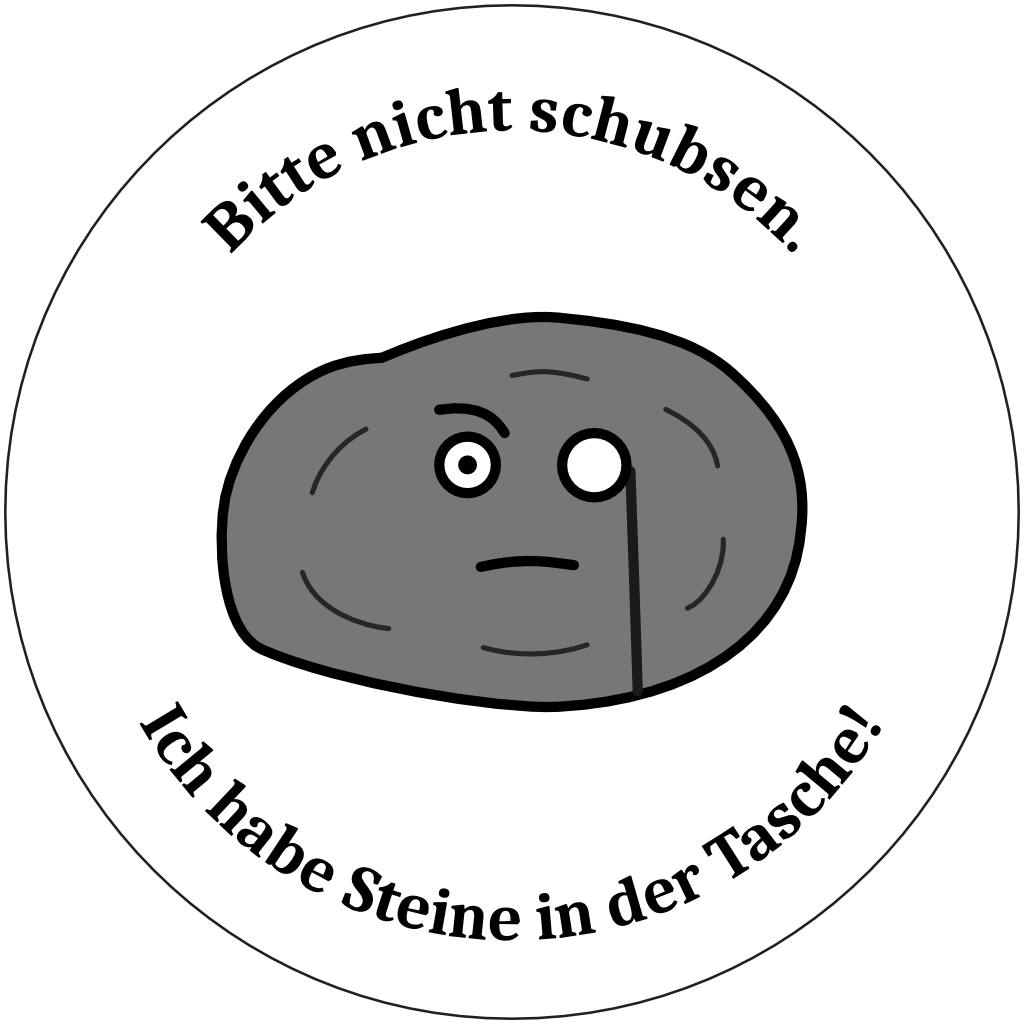 Forschendes Steingesicht