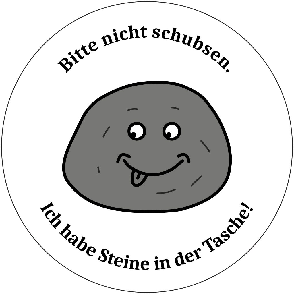 Hungriges Steingesicht