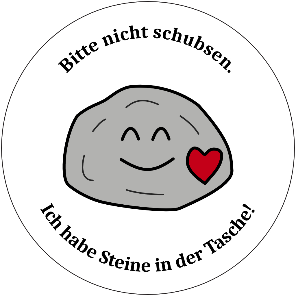 Liebevolles Steingesicht